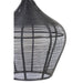 Hanglamp 5L 100x20x122 cm ALVARO mat zwart-Hanglampen-Light & Living