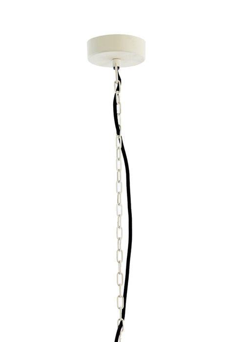 Hanglamp Ã˜31x55 cm NAKISHA licht grijs-Hanglampen-Light & Living