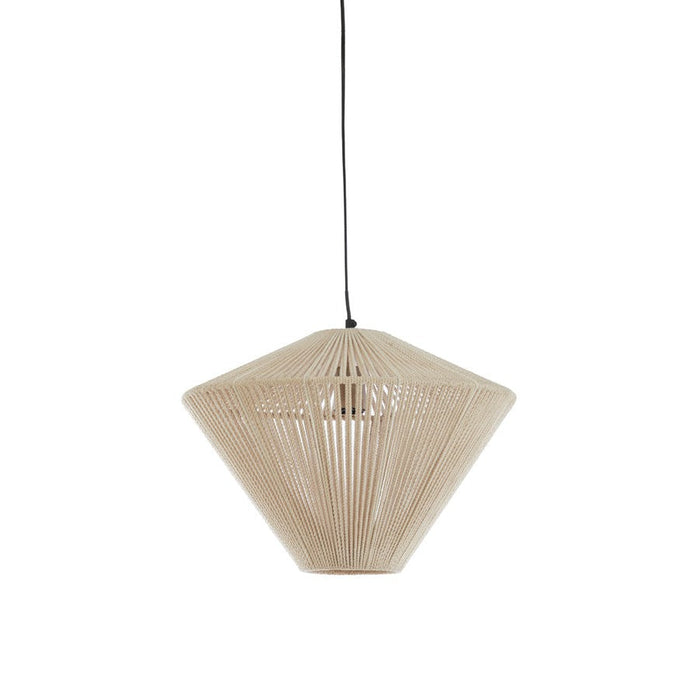 Hanglamp Ã˜42x32 cm FELIDA crème-Hanglampen-Light & Living