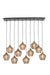 Hanglamp Alvaro - Antiek Brons - 120x25x29,5cm - 10L-Hanglampen-Light & Living