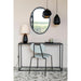 Hanglamp Aysa Echte Aluminum Zwart 20x20x200 cm