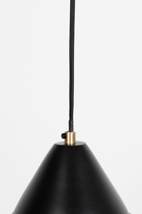 Hanglamp Aysa Echte Aluminum Zwart 20x20x200 cm-Hanglampen-Creating Home