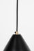 Hanglamp Aysa Echte Aluminum Zwart 20x20x200 cm-Hanglampen-Creating Home