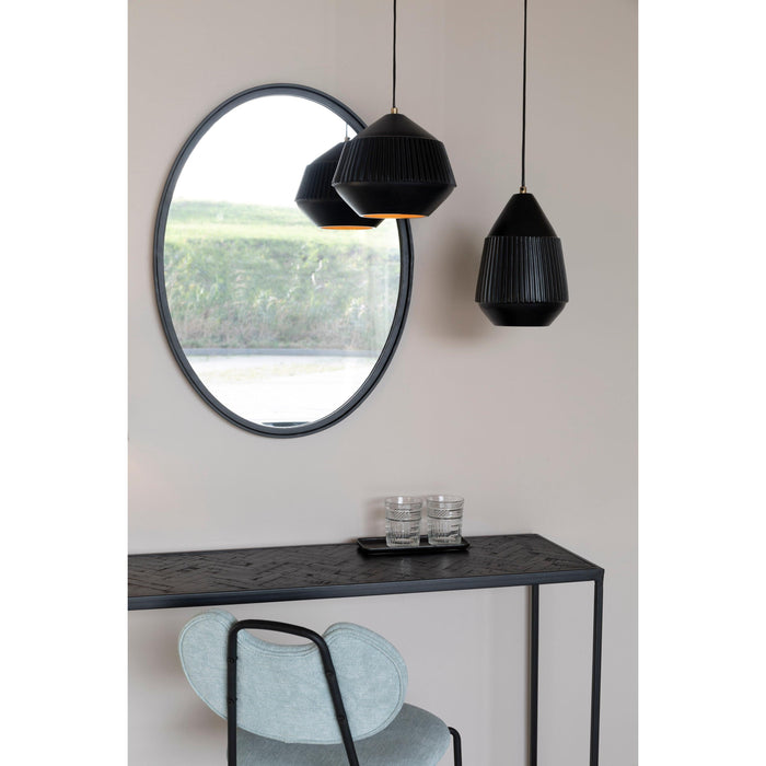 Hanglamp Aysa Echte Aluminum Zwart 20x20x200 cm