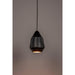 Hanglamp Aysa Echte Aluminum Zwart 20x20x200 cm-Hanglampen-Creating Home