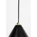 Hanglamp Aysa Echte Aluminum Zwart 20x20x200 cm-Hanglampen-Creating Home
