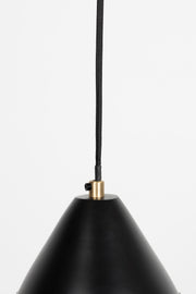 Hanglamp Aysa Echte Aluminum Zwart 20x20x200 cm-Hanglampen-Creating Home