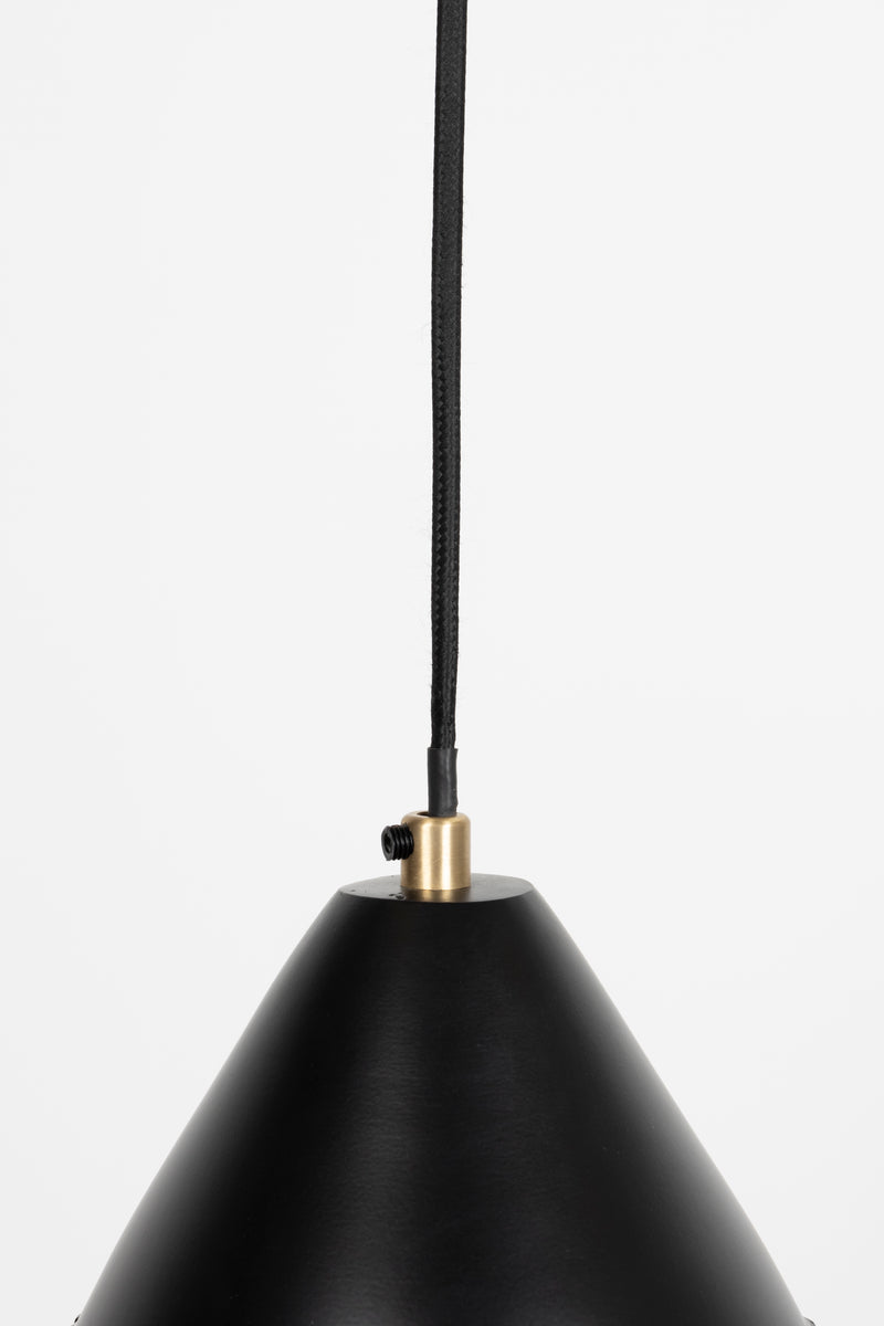 Hanglamp Aysa Echte Aluminum Zwart 20x20x200 cm-Hanglampen-Creating Home