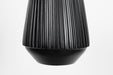 Hanglamp Aysa Tall Aluminum Zwart Ø20x200 cm E27-Tafellampen-Creating Home