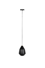 Hanglamp Aysa Echte Aluminum Zwart 20x20x200 cm-Hanglampen-Creating Home