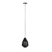 Hanglamp Aysa Tall Aluminum Zwart Ø20x200 cm E27-Tafellampen-Creating Home