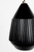 Hanglamp Aysa Tall Aluminum Zwart Ø20x200 cm E27-Tafellampen-Creating Home
