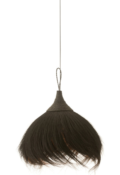Hanglamp Bal grass zwart-Hanglampen-J-Line
