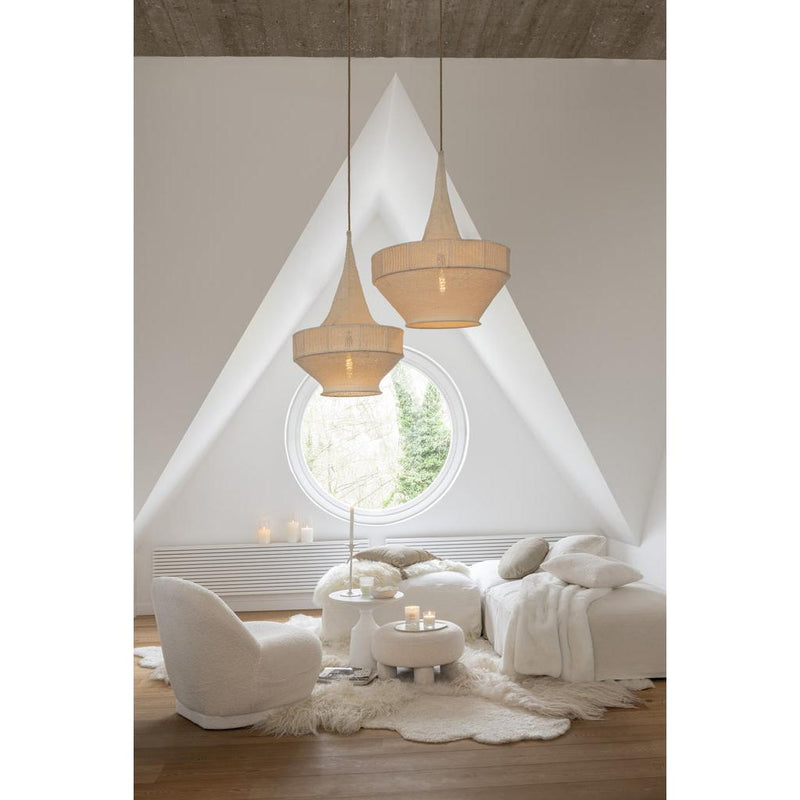 Hanglamp Beige Ijzer L 30 cm 30x55x70 cm-Hanglampen-J-Line