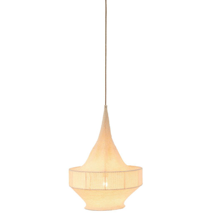 Hanglamp Beige Ijzer S 25 cm 25x45x55 cm-Hanglampen-J-Line