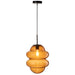 Hanglamp Bruin Glas 28 cm-Hanglampen-J-Line
