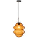 Hanglamp Bruin Glas 28 cm-Hanglampen-J-Line