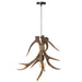 Hanglamp Bruin Polykunsthars L 45 cm 45x56x46 cm-Hanglampen-J-Line