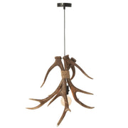 Hanglamp Bruin Polykunsthars L 45 cm 45x56x46 cm-Hanglampen-J-Line