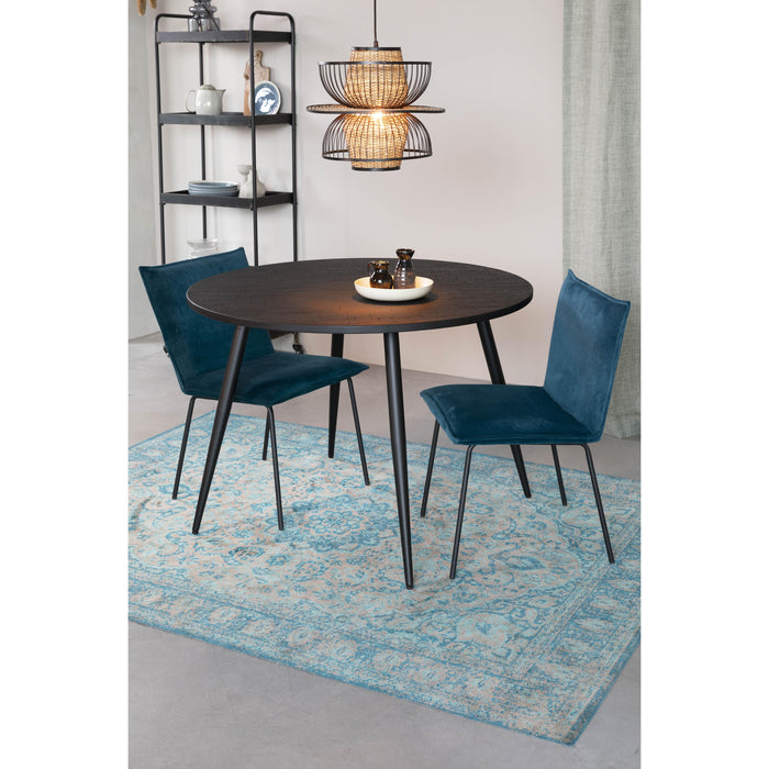 Hanglamp Carmen Er Metal Zwart 40x40x138 cm-Hanglampen-Creating Home