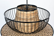 Hanglamp Carmen Er Metal Zwart 40x40x138 cm-Hanglampen-Creating Home