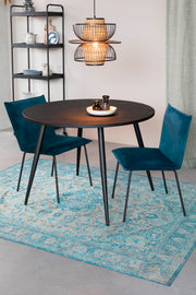 Hanglamp Carmen Er Metal Zwart 40x40x138 cm-Hanglampen-Creating Home