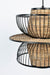 Hanglamp Carmen L Metaal Zwart Ø40x138 cm E27-Tafellampen-Creating Home