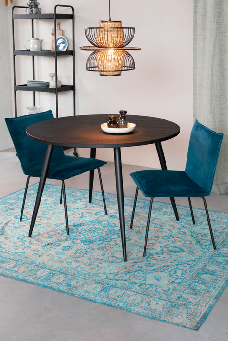 Hanglamp Carmen L Metaal Zwart Ø40x138 cm E27-Tafellampen-Creating Home