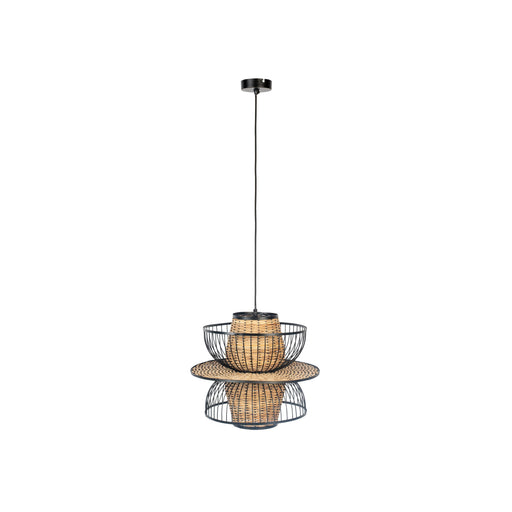 Hanglamp Carmen L Metaal Zwart Ø40x138 cm E27-Tafellampen-Creating Home