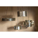 Hanglamp Cenna Brass Glas Geel 46x46x20 cm-Hanglampen-PTMD