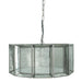 Hanglamp Cenna Brass Glas Geel 46x46x20 cm-Hanglampen-PTMD
