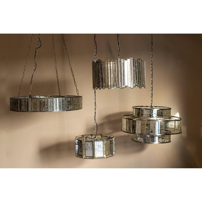 Hanglamp Cenna Geel 20 cm-Tafellampen-PTMD