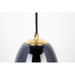 Hanglamp Charmante Bolvormige Glass Grijs 16.5x16.5x152 cm-Hanglampen-Creating Home