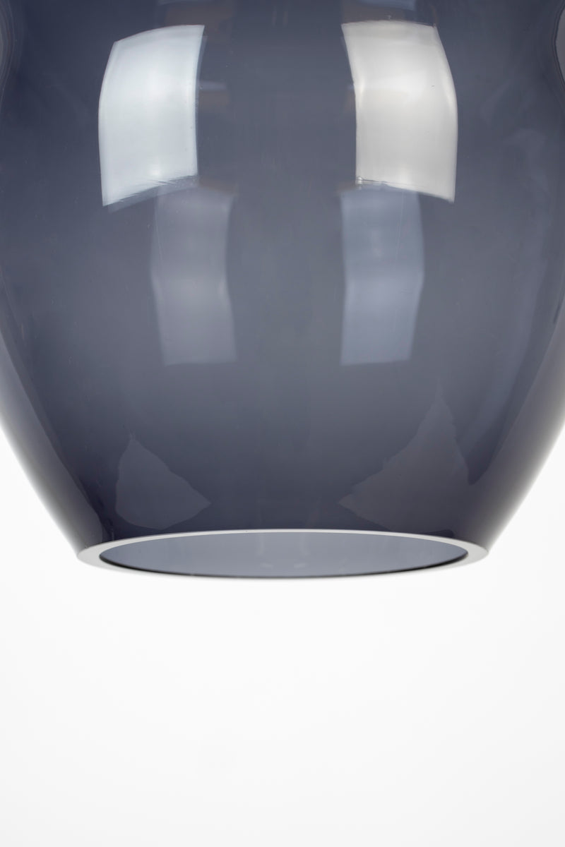 Hanglamp Charmante Bolvormige Glass Grijs 16.5x16.5x152 cm-Hanglampen-Creating Home