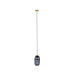 Hanglamp Lauren S Glas Grijs Ø16.5x152 cm E27-Tafellampen-Creating Home