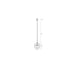Hanglamp Charmante Bolvormige Glass Multicolour 29x29x150 cm