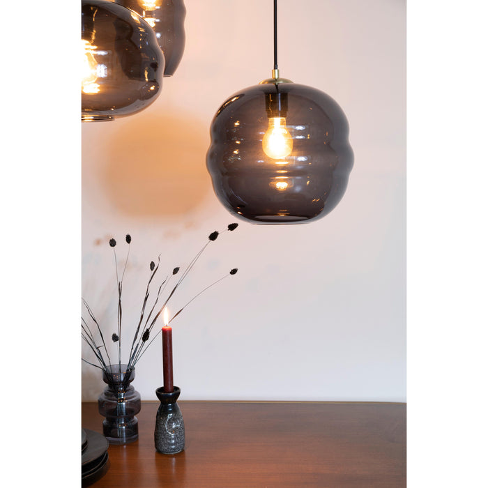 Hanglamp Charmante Bolvormige Glass Multicolour 29x29x150 cm-Hanglampen-Creating Home