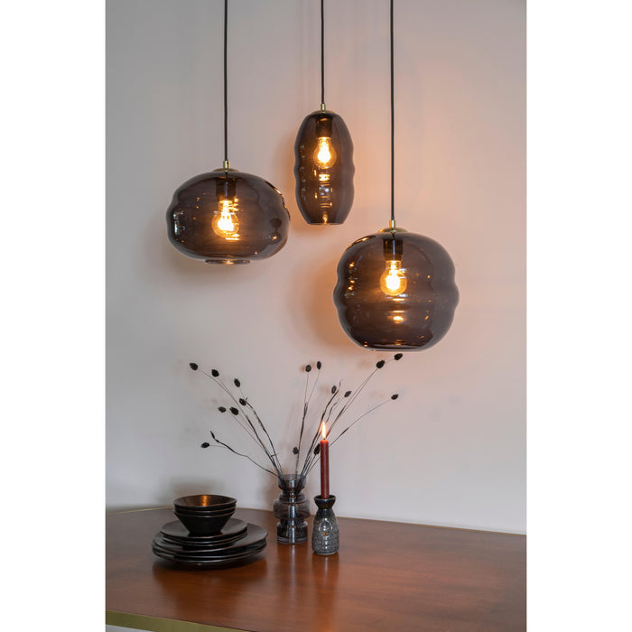 Hanglamp Charmante Bolvormige Glass Multicolour 29x29x150 cm-Hanglampen-Creating Home