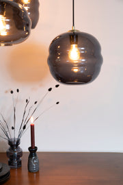 Hanglamp Charmante Bolvormige Glass Multicolour 29x29x150 cm-Hanglampen-Creating Home
