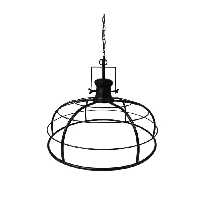 Hanglamp Crown - ø60x43 - Powder coated zwart - Ijzer-Hanglampen-HSM Collection