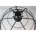 Hanglamp Crown - ø60x43 - Powder coated zwart - Ijzer-Hanglampen-HSM Collection