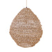 Hanglamp Dayo Papieren Touw Beige Gesloten-Hanglampen-PTMD