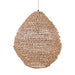Hanglamp Dayo Papieren Touw Beige Gesloten-Hanglampen-PTMD