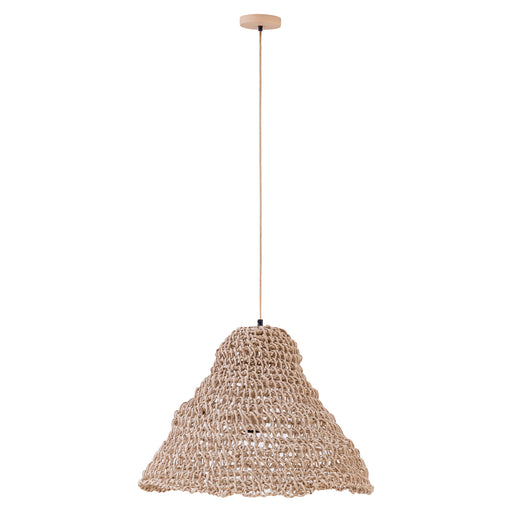 Hanglamp Dayo Papieren Touw Beige Rond-Hanglampen-PTMD