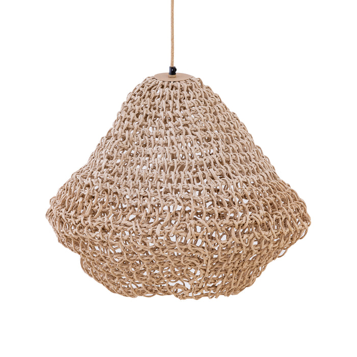 Hanglamp Dayo Papieren Touw Beige S-Hanglampen-PTMD