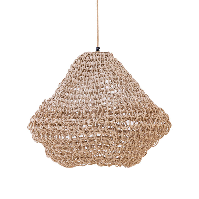 Hanglamp Dayo Papieren Touw Beige S-Hanglampen-PTMD