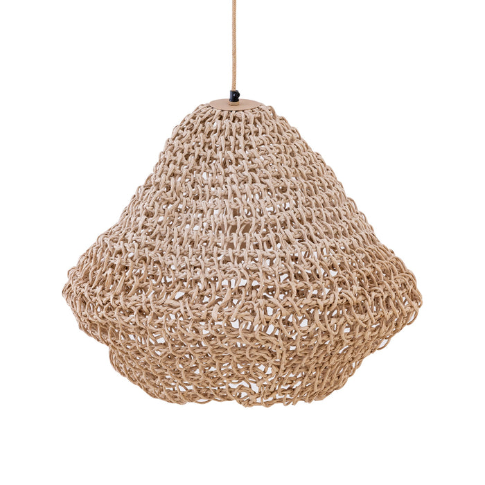 Hanglamp Dayo Papieren Touw Beige S-Hanglampen-PTMD