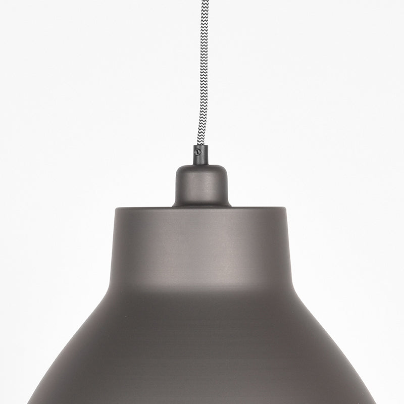 Hanglamp Dome Prachtig Metaal Burned Steel 42x42x36 cm-Hanglampen-LABEL51
