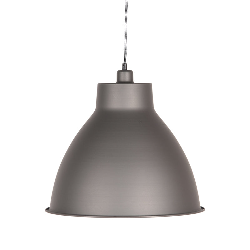 Hanglamp Dome Prachtig Metaal Burned Steel 42x42x36 cm-Hanglampen-LABEL51