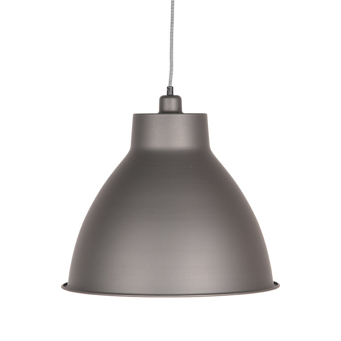 Hanglamp Dome Prachtig Metaal Burned Steel 42x42x36 cm-Hanglampen-LABEL51